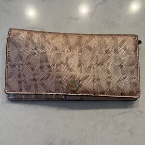 Metallic Pink Michael Kors Wallet